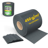Brise vue occultant PVC 450g/m2 19cm x 70m Anthracite - voonot.com