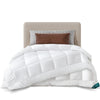 Couette 4 saisons doux 3 en 1 avec rembourrage polyester 500gsm 155x200cm blanc - voonot.com