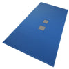 Bache piscine rectangulaire double couche en Polyethylene 160 gr/m2 avec filet ecoulement 5x10m Bleue - voonot.com
