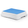 Marche pied antiderapant salle de bain empilable 50x40x10cm PP EVA bleu - voonot.com