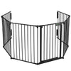 Barriere de securite Grande Version 3.6M 6 Panneaux noire - voonot.com