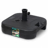 Pied de parasol sable et eau pour mat 38/48mm 22L HDPE noir - voonot.com