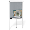 Store moustiquaire pour fenetre enroulable et recoupable en aluminium L80 x H130 cm Blanc - voonot.com