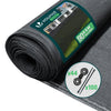 Brise vue occultant en HDPE 90g/m² 1x20m avec attaches de fixation anthracite - voonot.com
