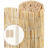 Canisse en roseau renforcée Brise vue naturel avec attaches de fixation 90x600cm - voonot.com