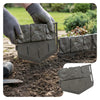 Lot de 175 pcs Bordure de jardin imitation pierre facile a installer 26.7m gris - voonot.com