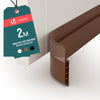 Bas de porte isolant coupe froid 200 cm marron - voonot.com