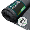 Brise vue occultant en HDPE 90g/m² 1.5x10m avec attaches de fixation anthracite - voonot.com