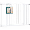 Barriere de securite a pression sans percage Largeur 103-110cm Metal blanc - voonot.com