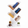 Bibliotheque Arbre etagere a Livres 30x16x60cm Blanc - voonot.com