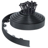 Bordure de jardin PVC flexible 20m avec piquets anthracite - voonot.com