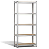 Etagères de rangement charge lourde robuste à 5 niveaux 70x30x150cm - voonot.com