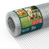 Grillage a maille soude en acier galvanise 13mm fil 0.7mm 1x10m metal - voonot.com