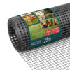 Grillage a maille soude en acier gaine PVC 13mm fil 0.8mm 1x25m gris - voonot.com