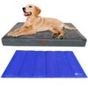 Matelas panier pour chien avec tapis gel rafraichissant amovible 75x50cm - voonot.com
