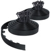 Bordure de jardin PVC flexible 40m avec piquets noir - voonot.com