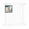 Barriere de securite a pression sans percage Largeur 75-82cm Metal blanc - voonot.com