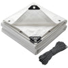 Bâche de Protection en Polyéthylène resistant et impermeable 180g/m² blanche 6x8m - voonot.com