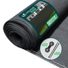 Brise vue occultant en HDPE 90g/m² 1x10m avec attaches de fixation anthracite - voonot.com