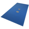 Bache piscine rectangulaire double couche en Polyethylene 160 gr/m2 avec filet ecoulement 4x9m Bleue - voonot.com