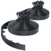 Bordure de jardin PVC flexible 40m avec piquets anthracite - voonot.com