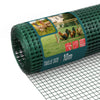 Grillage a maille soude en acier gaine PVC 25mm fil 1mm 1x10m vert - voonot.com