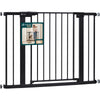 Barriere de securite a pression sans percage Largeur 103-110cm Metal noir - voonot.com