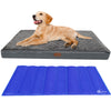 Matelas panier pour chien avec tapis gel rafraichissant amovible 115x80cm - voonot.com