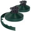 Bordure de jardin PVC flexible 40m avec piquets vert - voonot.com