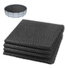 Bache a bulle piscine 120 microns ronde decoupable Ø366cm noir - voonot.com