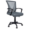 Fauteuil de Bureau Ergonomique pivotant avec dossier toile respirant Gris - voonot.com