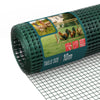 Grillage a maille soude en acier gaine PVC 13mm fil 0.8mm 1x10m vert - voonot.com
