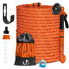 Tuyau d’Arrosage Extensible 45m avec Accessoires orange - voonot.com