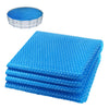 Bache a bulle piscine 120 microns ronde decoupable Ø305cm bleu - voonot.com