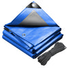 Bâche de Protection en Polyéthylène resistant et impermeable 180g/m² bleu 6x8m - voonot.com