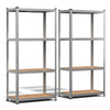 Lot de 2 Etagères de rangement charge lourde robuste à 4 niveaux 80x40x160cm - voonot.com