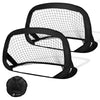 Lot de 2 buts de football pliable pop up 120x80x80cm noir - voonot.com