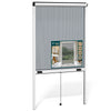 Store moustiquaire pour fenetre enroulable et recoupable en aluminium L100 x H160 cm Blanc - voonot.com