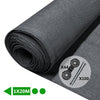 Brise vue occultant en HDPE 150g/m² 1x20m avec attaches de fixation anthracite - voonot.com