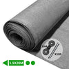 Brise vue occultant en HDPE 150g/m² 1.5x20m avec attaches de fixation gris - voonot.com