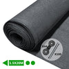 Brise vue occultant en HDPE 150g/m² 1.5x20m avec attaches de fixation anthracite - voonot.com