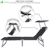 Transat pare soleil Lot de 2 pcs Noir - voonot.com