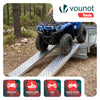 Lot de 2 rampe de chargement 160cm en acier galvanise - voonot.com