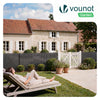 Clôture en canisse PVC 100x500cm Anthracite - voonot.com