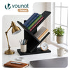 Bibliotheque Arbre etagere a Livres 30x16x40.5cm Noir - voonot.com