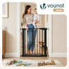 Barriere de securite a pression sans percage Largeur 75-82cm Metal noir - voonot.com