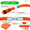 Tuyau d’Arrosage Extensible 15m avec Accessoires orange - voonot.com