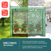Serre de jardin Serre tomates avec porte et fenetres moustiquaire bache PE renforcee 135g/m2 200x77x170cm Vert - voonot.com