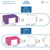 Housse de rangement sous vide grande capacite avec pompe Lot de 9 pcs - voonot.com
