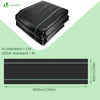 Toile de paillage contre les mauvaises herbes 10Mx1M Anti-UV 100g/m2 - voonot.com